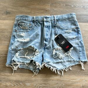 Levi’s Premium 501 High Rise Denim Shorts - NWT